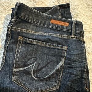 Express Dark Blue Denim Jeans with Signature Pocket